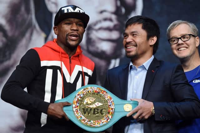 The two will duke it out in the richest boxing match in history. Picture: Getty