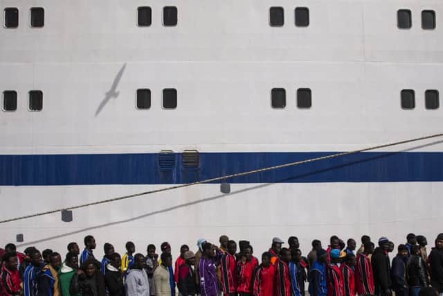 Hundreds of migrants have been saved from at least 16 boats in the Mediterranean. Picture: Getty