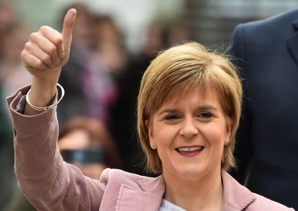 Nicola Sturgeon has vowed that the SNP will protect the NHS in England. Picture: Getty