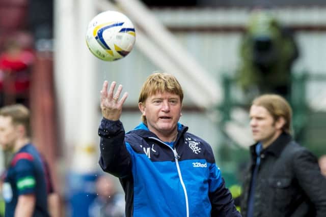 Rangers won't train on artificial turf, insists Stuart McCall. Picture: SNS