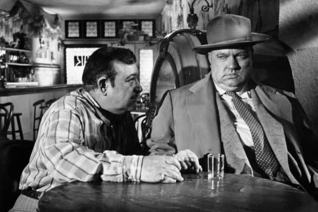 Welles, right, stars in Touch of Evil which he also wrote and directed. Picture: Contributed