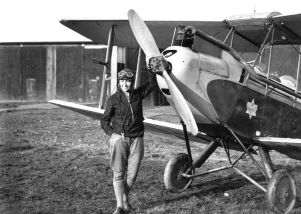 Amy Johnson became the first woman to fly solo from the UK to Australia. She arrived on 24 May. Picture: Getty