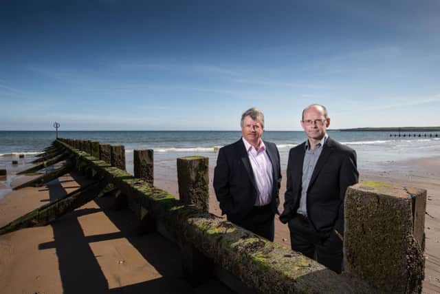 Geoff Fisher (chief technology officer) and Neill Kelly (chief commerical officer) form the Aberdeenbased top team for UIS