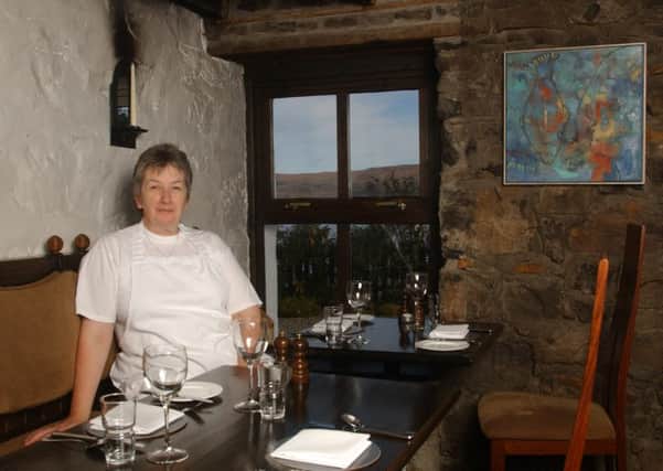 Shirley Spear in her The Three Chimneys Restaurant on Skye. Picture: Neil Hanna