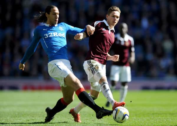 Rangers' Bilel Mohsni, left, looks set to leave the club in the summer. Picture: Jane Barlow