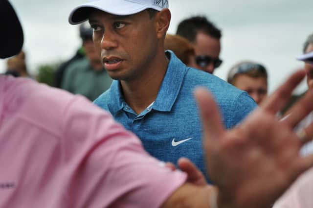 Tiger Woods prepares for his first event following his split from Lindsey Vonn. Picture: AP