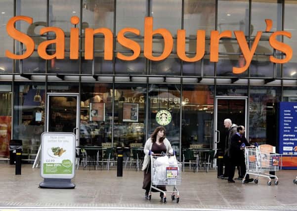 Sainsbury's underlying pre-tax profits fell 14.7 per cent to £681 million. Picture: PA