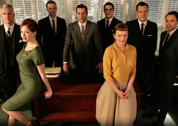 The efforts of Joan Holloway, played by Christina Hendricks, second left, to fight sexism in Mad Men failed. Picture: AMC
