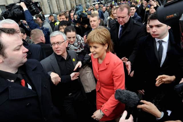 First Minister Nicola Sturgeon. Picture: Lisa Ferguson