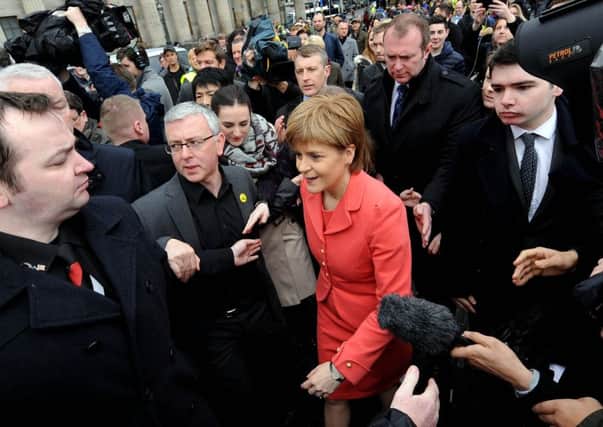 First Minister Nicola Sturgeon. Picture: Lisa Ferguson