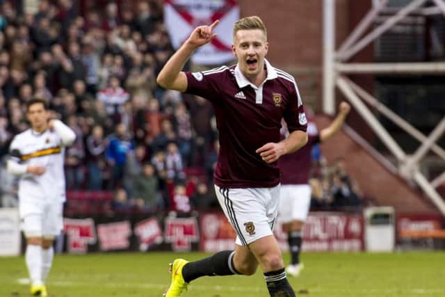King has scored nine goals for Hearts. Picture: SNS