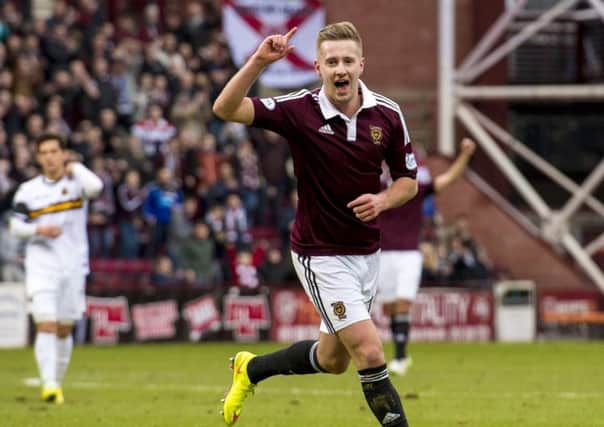 King has scored nine goals for Hearts. Picture: SNS