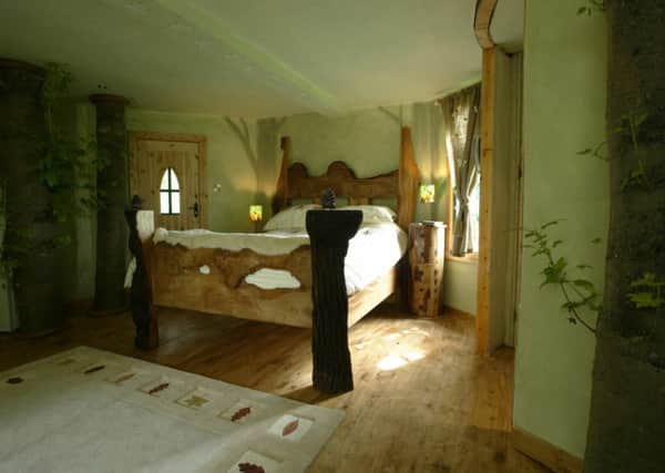 Fernie Castle's magical tree house, near Cupar, Fife. Picture: TSPL
