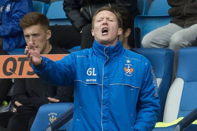 Gary Locke is desperate to arrest a slump that has seen Kilmarnock lose six games on the spin. Picture: SNS