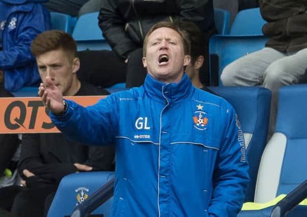 Gary Locke is desperate to arrest a slump that has seen Kilmarnock lose six games on the spin. Picture: SNS