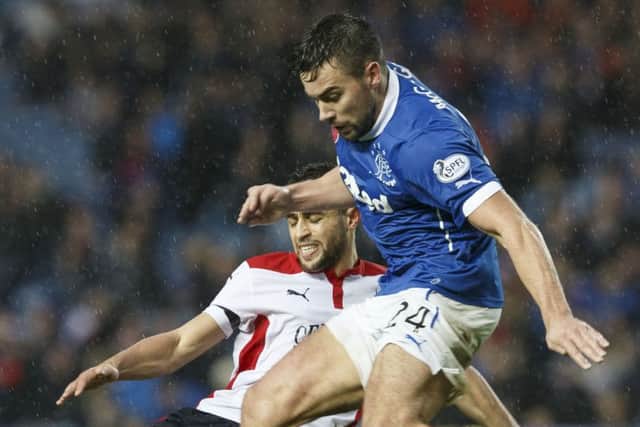 Rangers defender Darren McGregor, right. Picture: Robert Perry