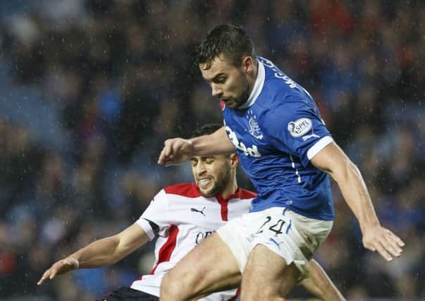 Rangers defender Darren McGregor, right. Picture: Robert Perry