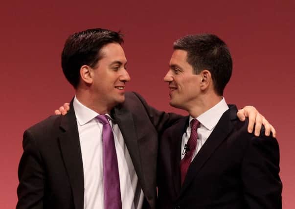To many it seemed Labour rejected an electable leader by picking Ed Miliband over his brother David, right. Picture: Getty