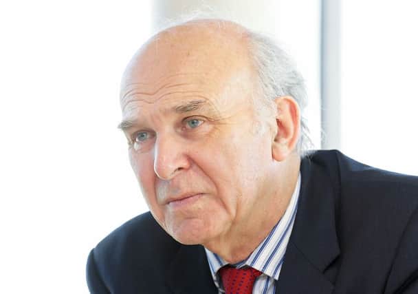 Former Lib Dem MP and  Business Secretary Vince Cable. Picture: Gordon Fraser