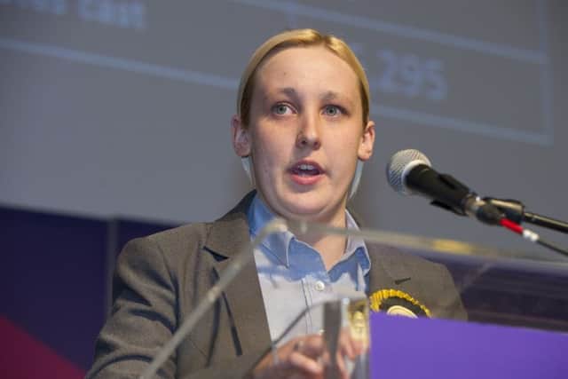 Newly elected Scottish National Party (SNP) member of parliament, Mhairi Black, Britain's youngest member of parliament since 1667. Picture:Getty