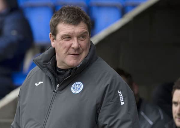 St Johnstone manager Tommy Wright. Picture: SNS