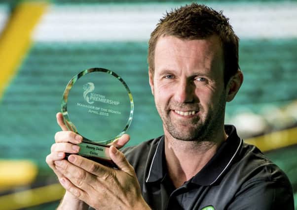 Ronny Deila: Manager of month. Picture: SNS