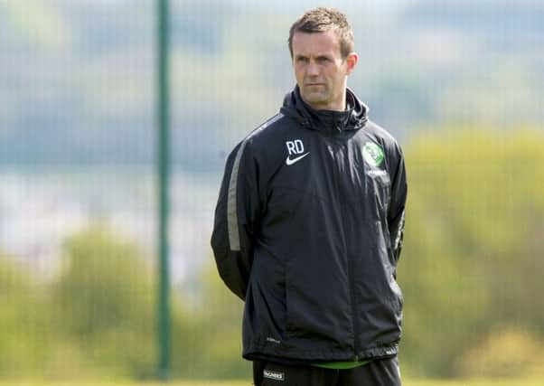 Ronny Deila oversees a training session. Picture: SNS