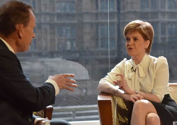 First Minister and leader of the SNP Nicola Sturgeon appeared on The Andrew Marr Show. Picture: Getty