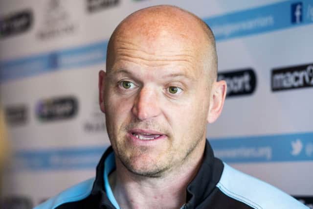 Head coach Gregor Townsend's side suffered a set back on Friday night. Picture: SNS