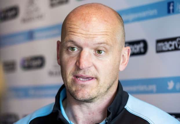 Head coach Gregor Townsend's side suffered a set back on Friday night. Picture: SNS