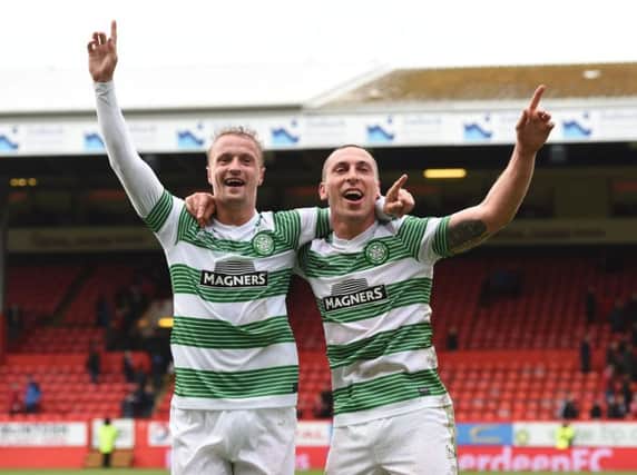 Party time for the Celtic boys. Picture: SNS