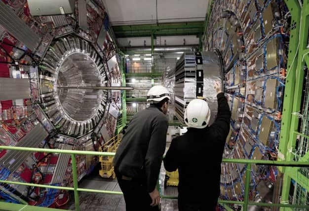 The Large Hadron Collider's discovery of the 'God Particle' is a symbol of the links between religion and science. Picture: AFP/Getty