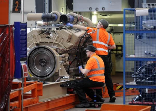 Though manufacturing in Scotland has dropped, overall business activity in Scotland has increased. Picture: John Devlin