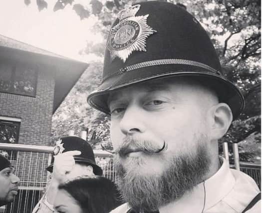 'Hipster cop' Peter Swinger, pictured on Instagram nine months ago. Picture: Hemedia/Emily Evans