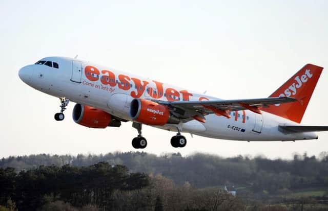 Shares in EasyJet - Europe's second-biggest no-frills carrier - slid almost 10 per cent. Picture: PA