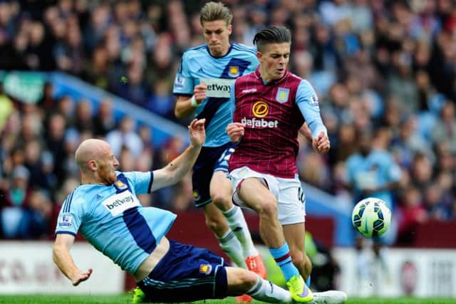 Jack Grealish playing for Aston Villa. Picture: Getty