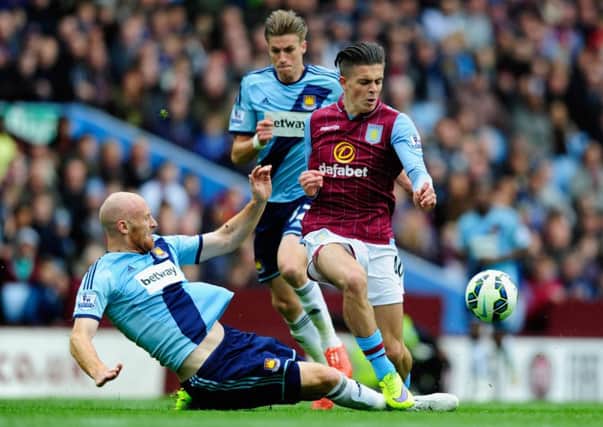 Jack Grealish playing for Aston Villa. Picture: Getty