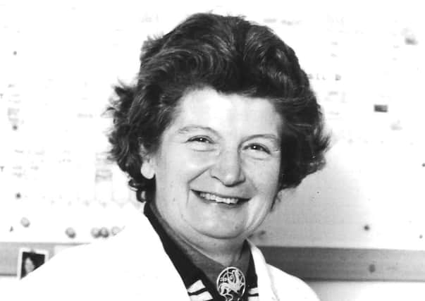 Paediatric haematologist Dr Elizabeth Innes 
whose work saved many children with blood disorders. Picture: Contributed