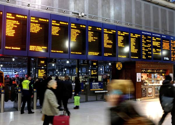 Glasgow Central Station: Facing disruption following RMT overtime ban. Picture: John Devlin