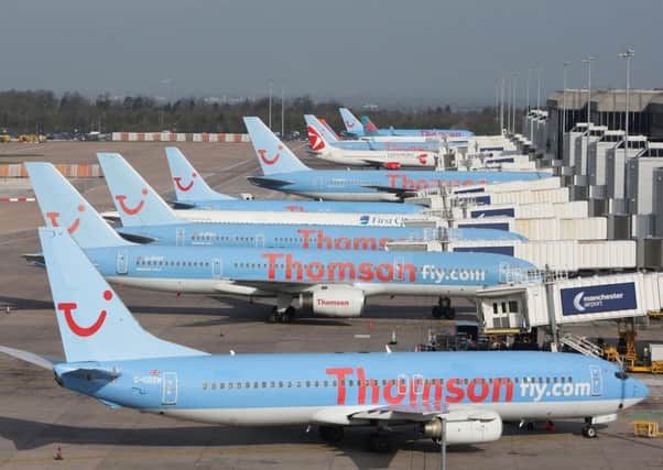 Shares in holiday firm Tui dropped off 46p at 1,207p. Picture: PA