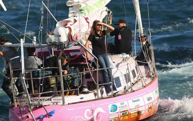 On this day in 2010 Jessica Watson became the youngest person to sail around the world solo, non-stop and unassisted. Picture: Getty