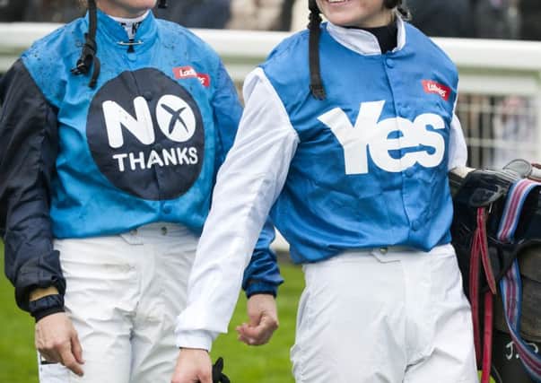 BetterTogether spent £1,422,602 while Yes Scotland spent £1,420,800. Picture: Jane Barlow