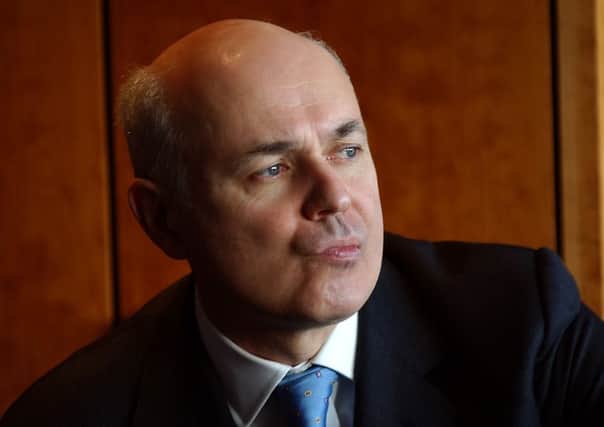 Work and Pensions Minister Iain Duncan-Smith. Picture: Ian Rutherford