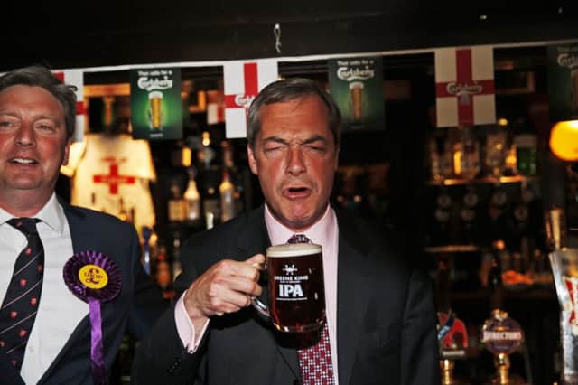 Ukip leader Nigel Farage. Picture: AP