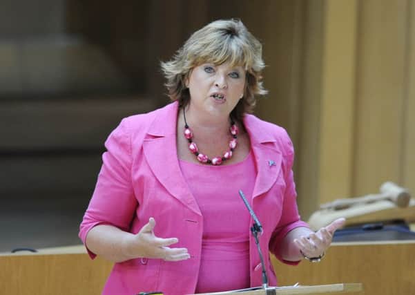 Fiona Hyslop: Attacked Conservative proposals. Picture: Greg Macvean