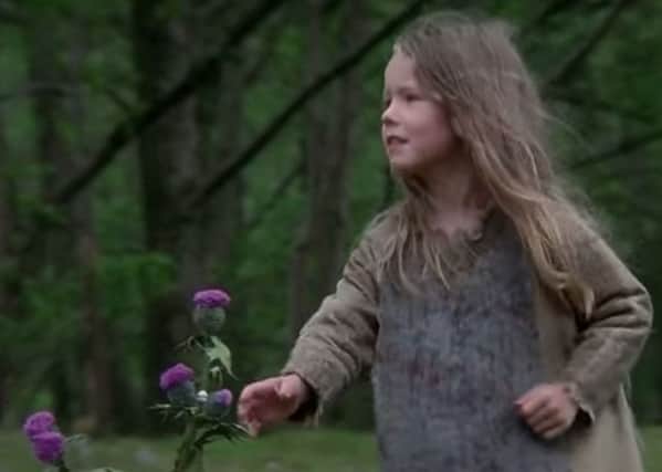 Mhairi Calvey as the young Murron MacClannough in Braveheart.