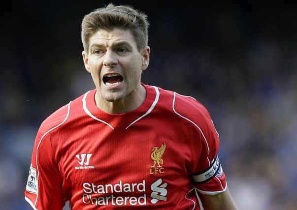 Gerrard will play his final match at Anfield this weekend. Picture: AP