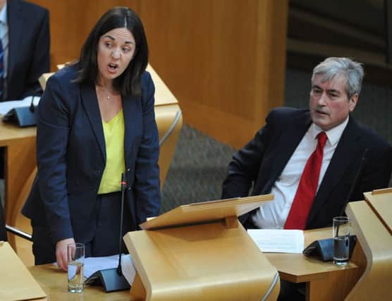 Labours Kezia Dugdale will have to keep the pressure on the SNP at Holyrood over real political issues. Picture: Ian Rutherford
