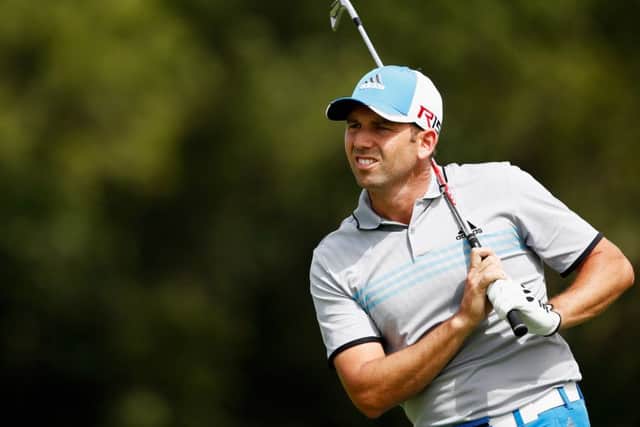 Sergio Garcia struggled to a disappointing first-round 75 at El Prat yesterday. Picture: Getty