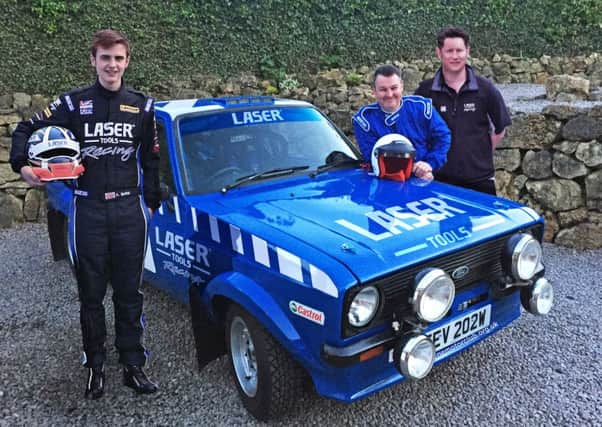 Aiden Moffat, pictured with Peter Outram and Ryan Brookes